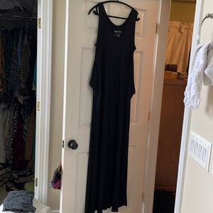 Latched Mama black Maxi dress size L